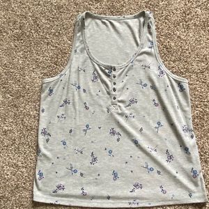 True Craft Flowered Tank Top Size XL